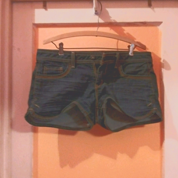 Guess Pants - Women's preowned Guess Jeans Shorts Size 30 blue